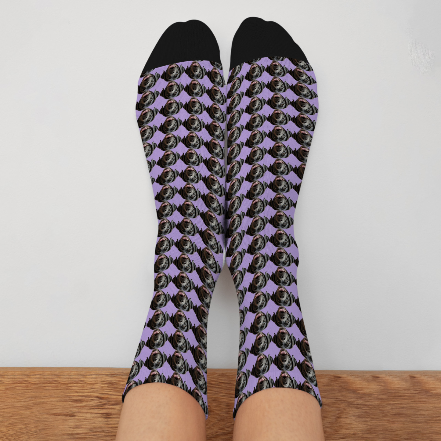 Custom Full Face Photo Printed Socks Personalized Custom Designs Best Gift Idea - mysiliconefoodbag