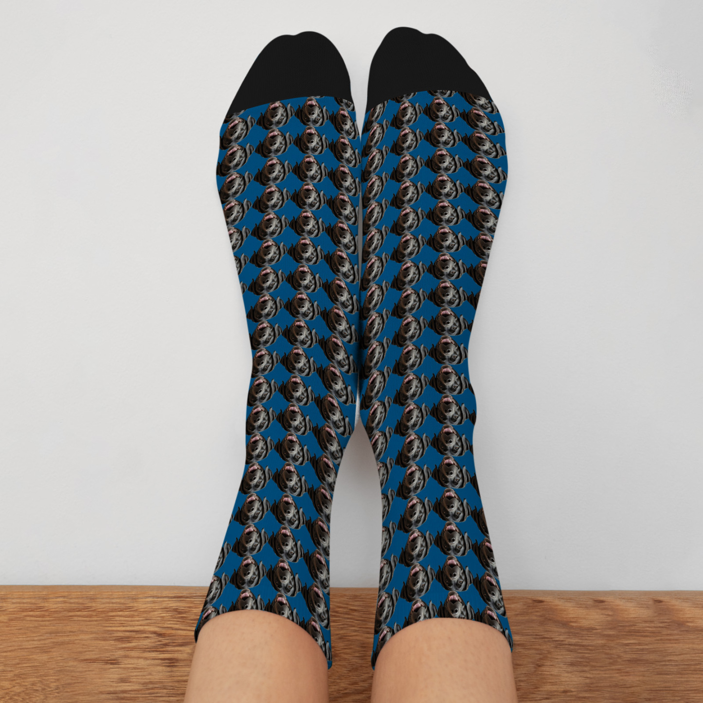 Custom Full Face Photo Printed Socks Personalized Custom Designs Best Gift Idea - mysiliconefoodbag