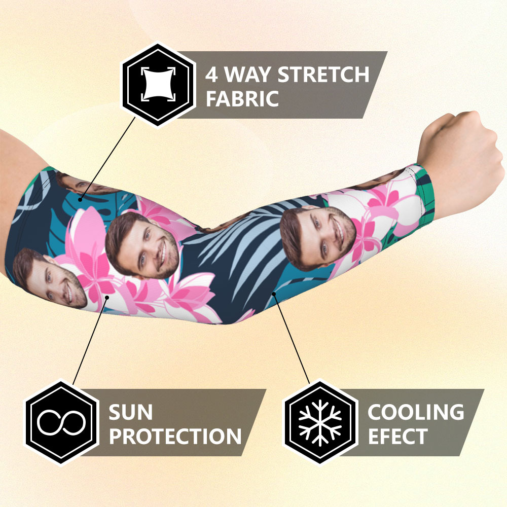 Personalized Sports Arm Sleeves With Photo