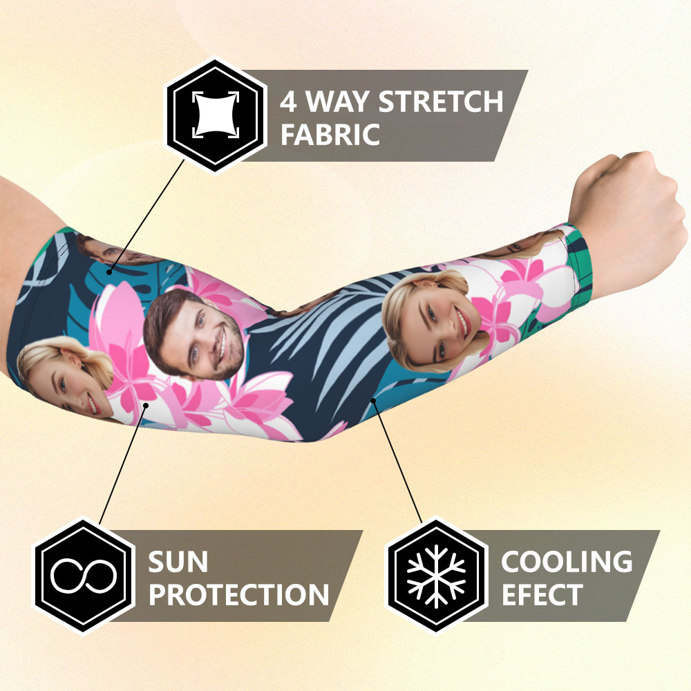 Personalized Sports Arm Sleeves With Photo