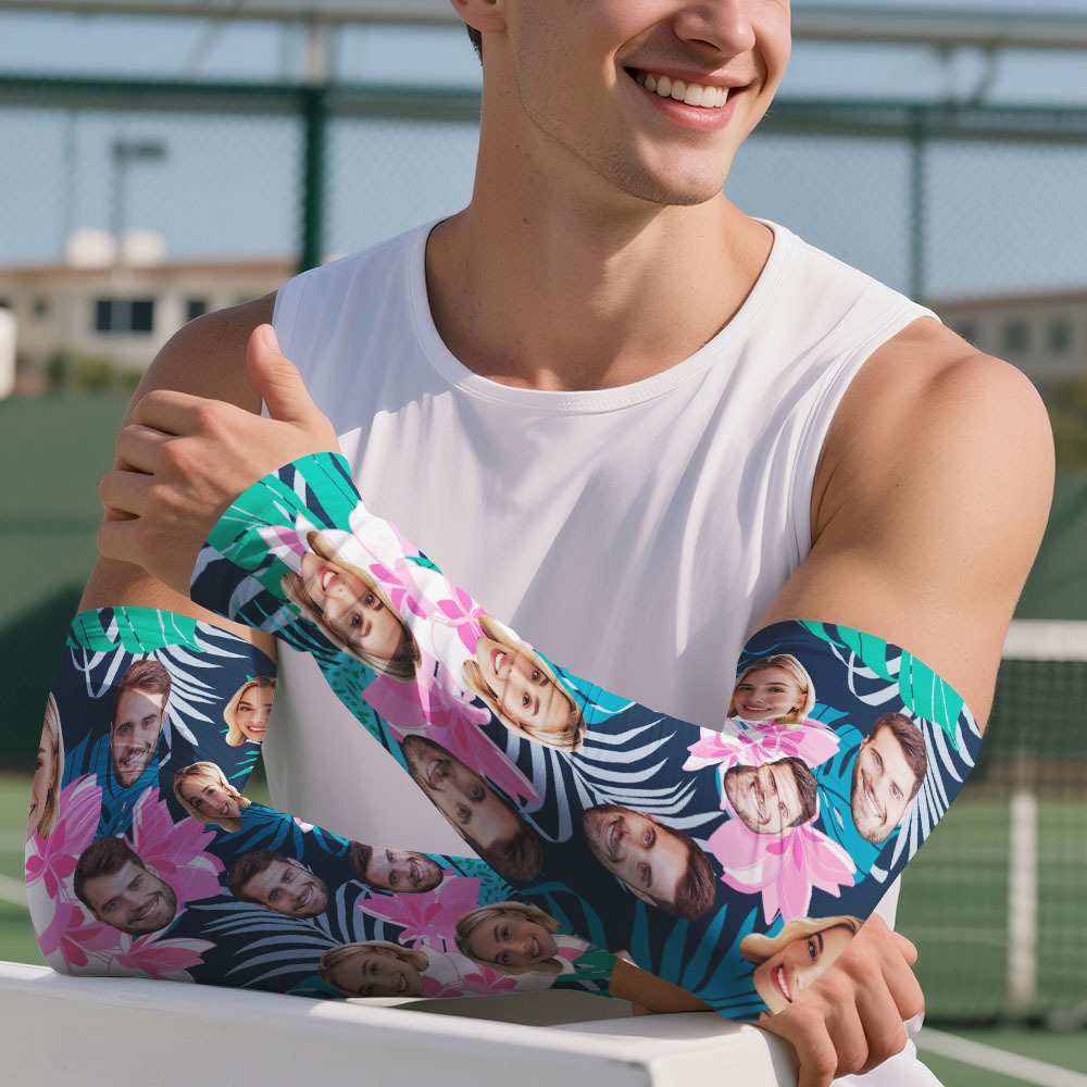 Personalized Sports Arm Sleeves With Photo