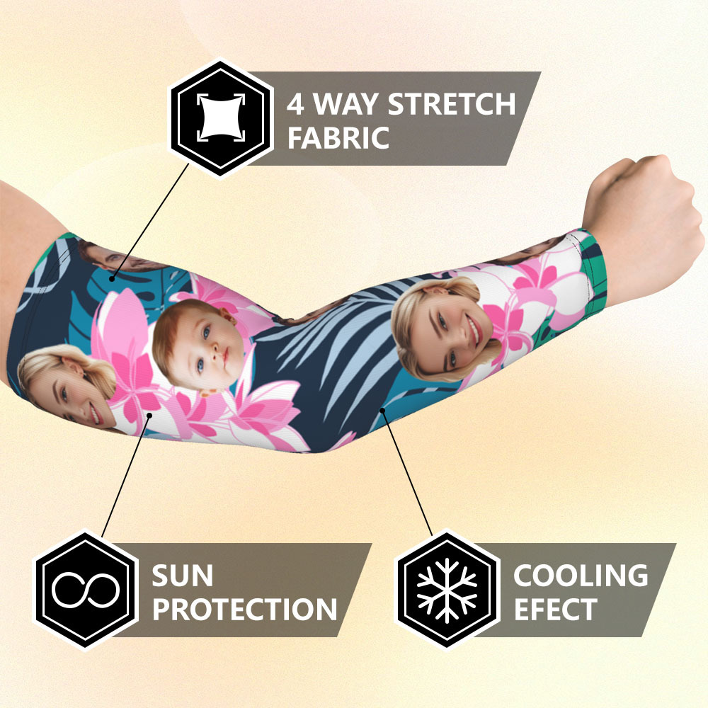 Personalized Sports Arm Sleeves With Photo