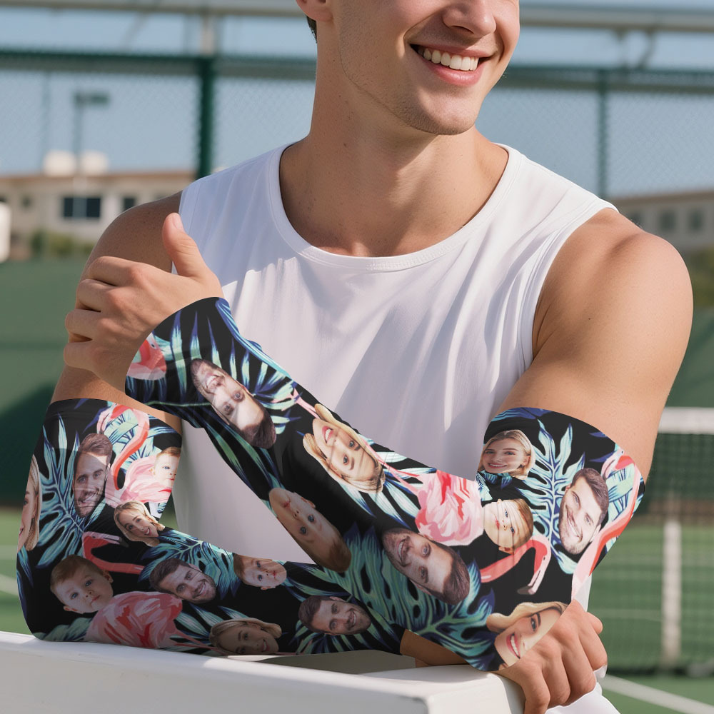 Personalized Sports Arm Sleeves With Photo