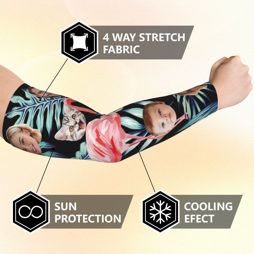 Personalized Sports Arm Sleeves With Photo