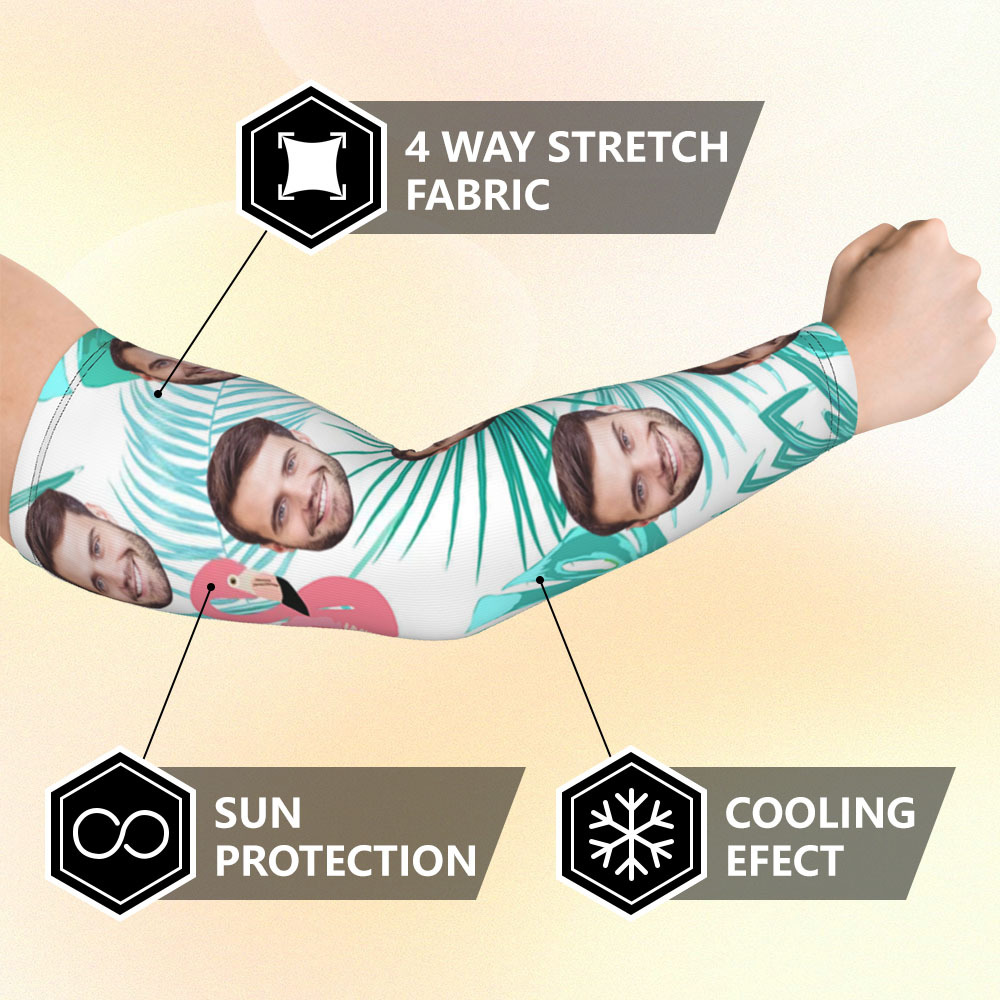 Personalized Sports Arm Sleeves With Photo