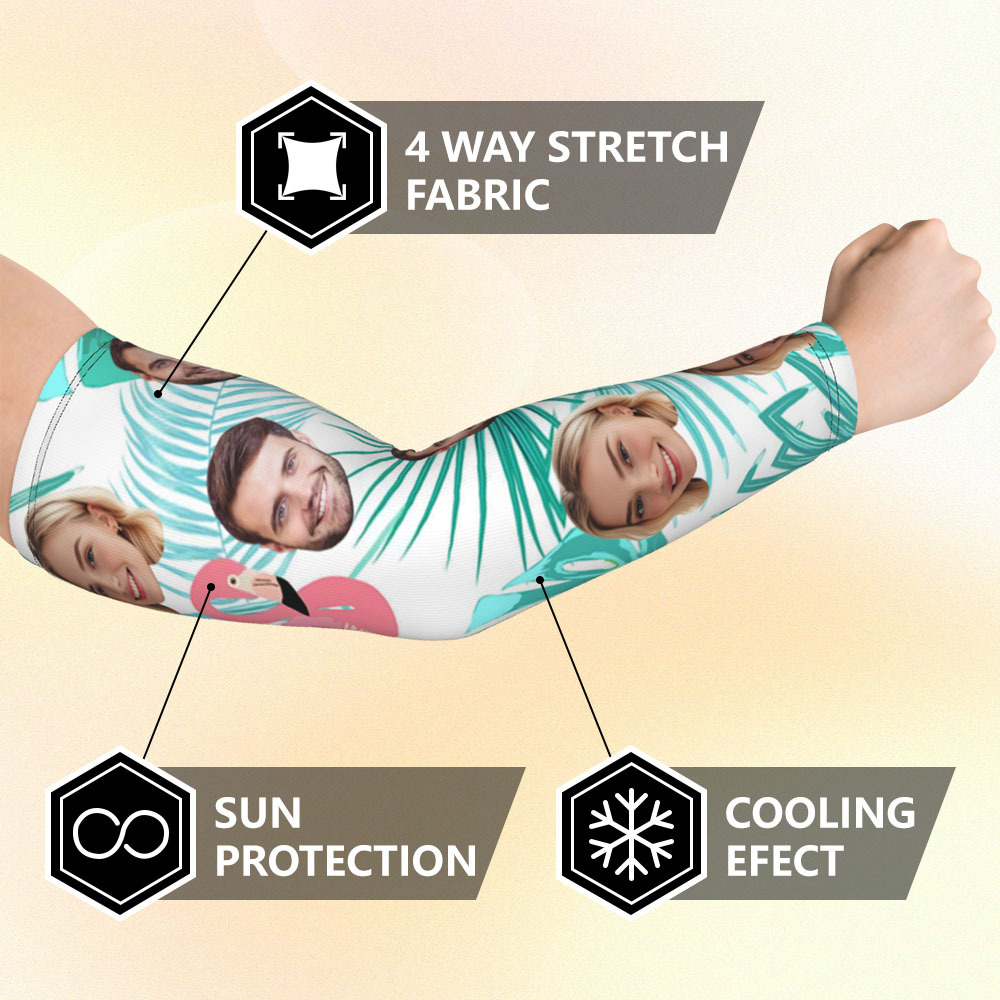 Personalized Sports Arm Sleeves With Photo