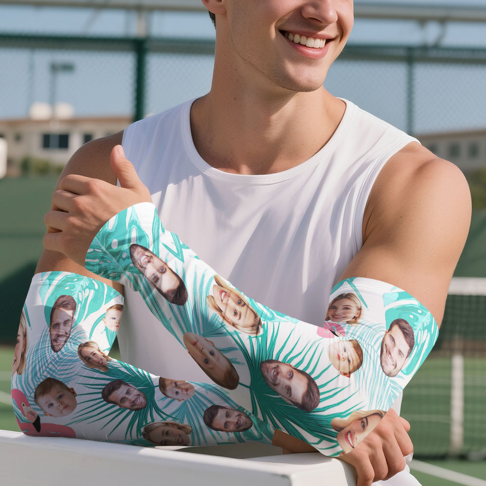 Personalized Sports Arm Sleeves With Photo