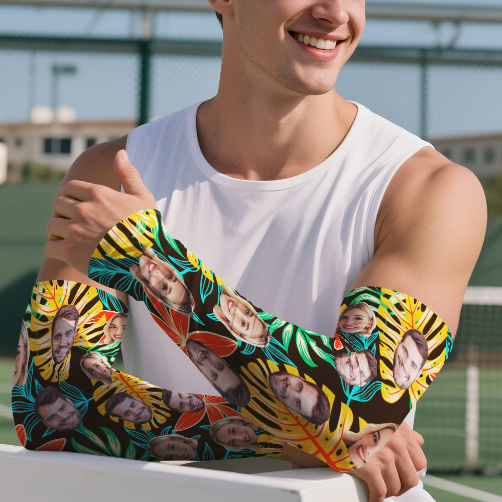 Personalized Sports Arm Sleeves With Photo