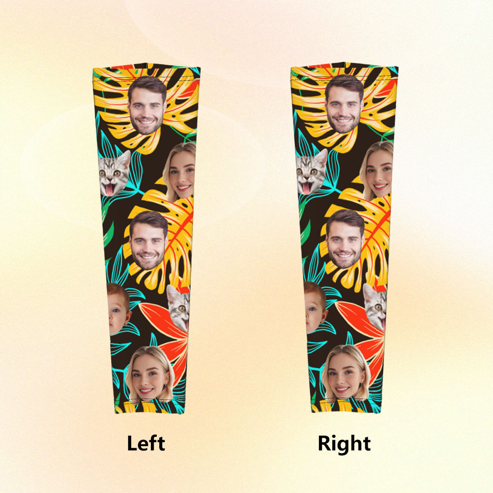 Personalized Sports Arm Sleeves With Photo