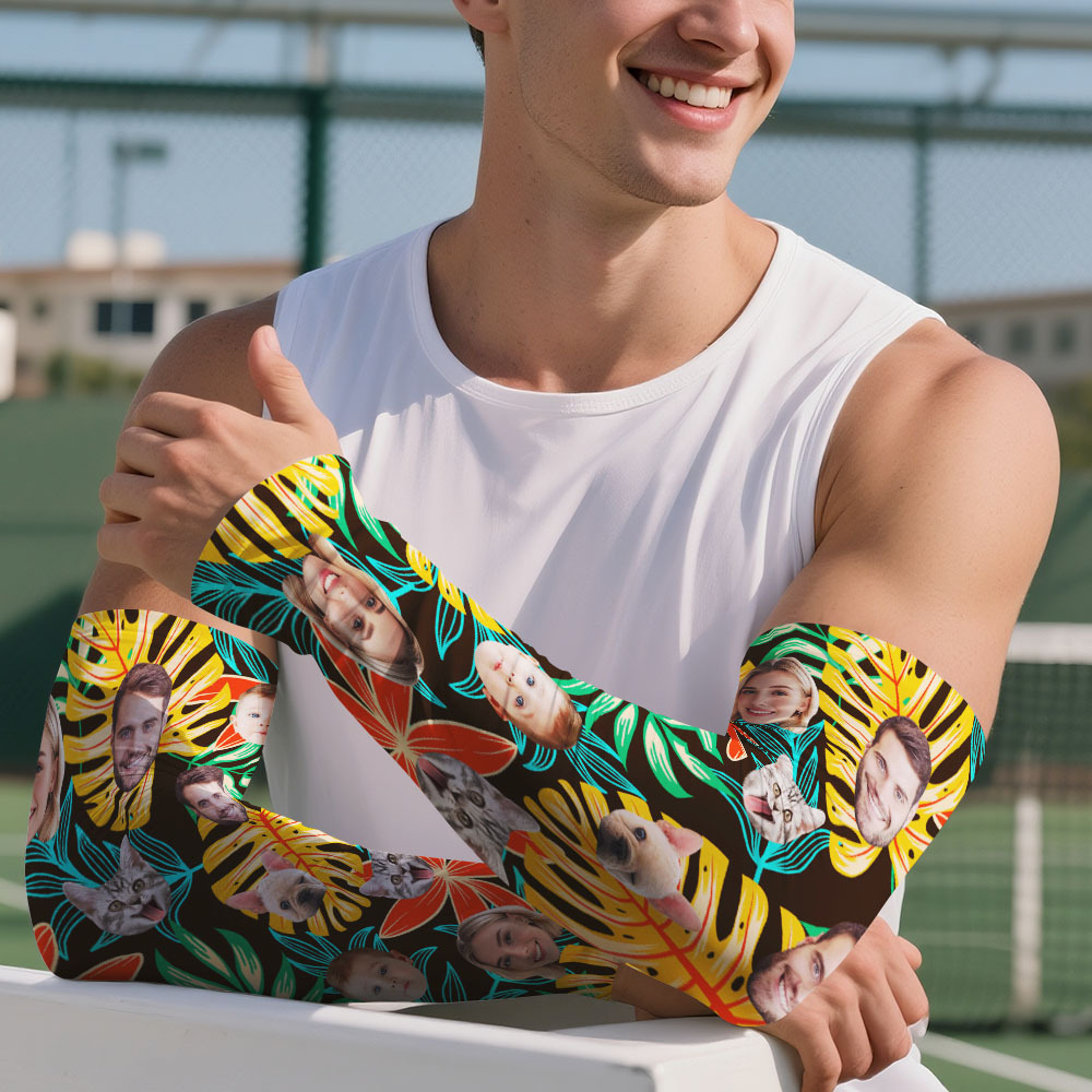 Personalized Sports Arm Sleeves With Photo