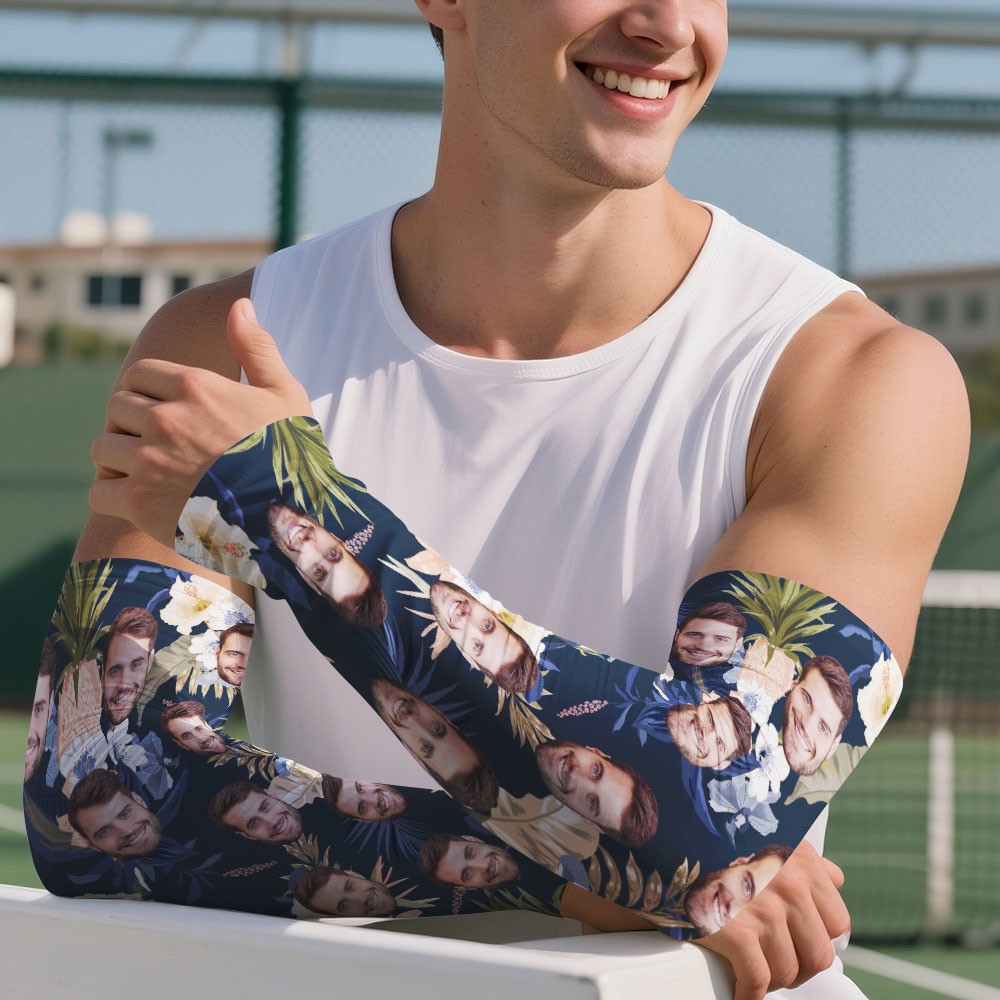 Personalized Sports Arm Sleeves With Photo