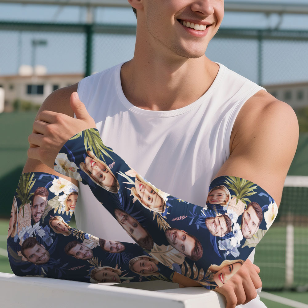 Personalized Sports Arm Sleeves With Photo