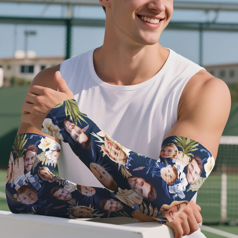 Personalized Sports Arm Sleeves With Photo
