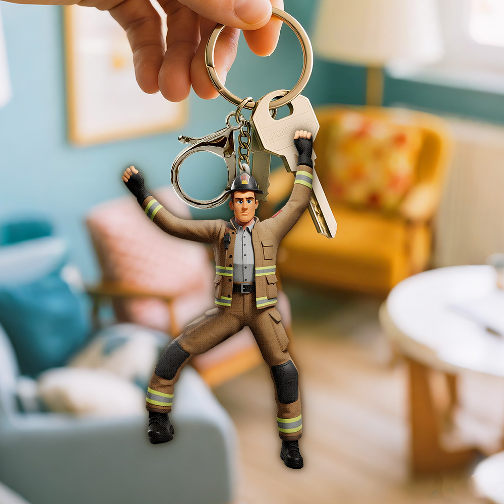 Custom Face Twistable Mini Me Keychain Personalized Doll Keychain Twist, Pose & Funny Gift - mysiliconefoodbag