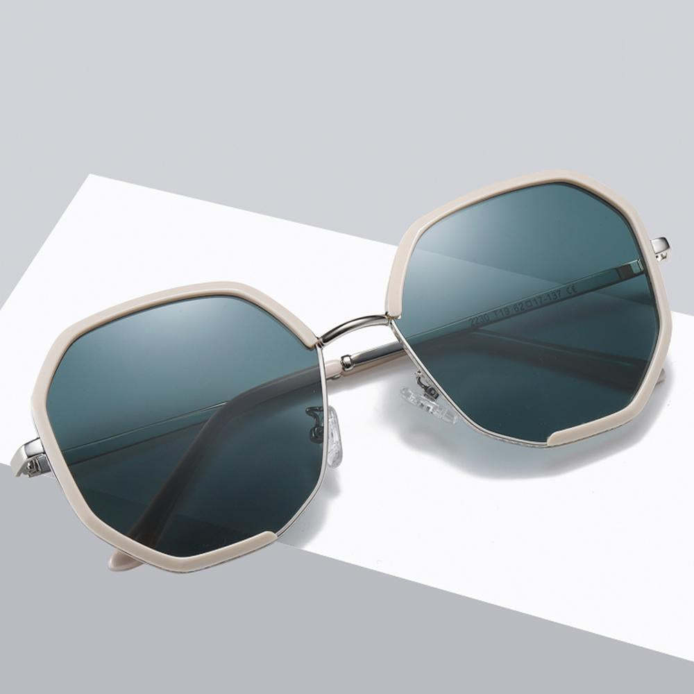 Celebrity - Street Shot Trendy Stylish Polarized Sunglasses - Bright Gold/Grey Red