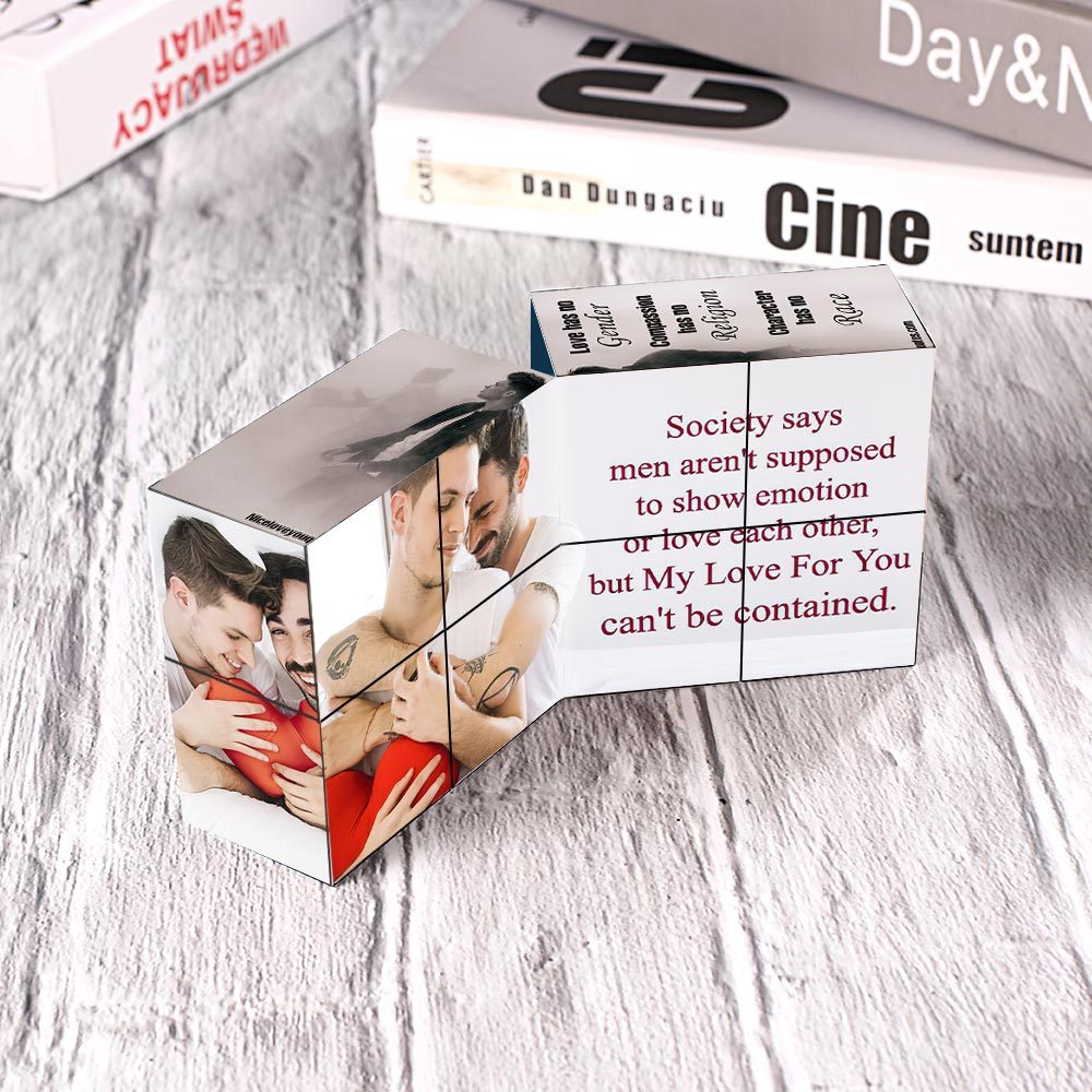 Custom Photo Infinity Cube Multiphoto Rubic Cube - mysiliconefoodbag