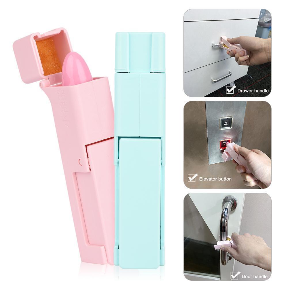 Zero Contact Helper Tool Virus Defender Elevator Press Stick Door Open Sticker Door Handle