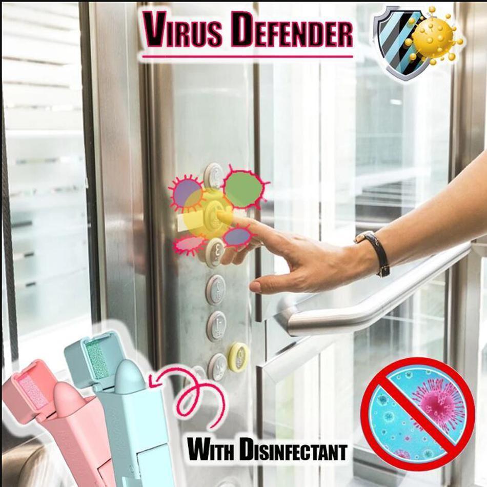 Zero Contact Helper Tool Virus Defender Elevator Press Stick Door Open Sticker Door Handle