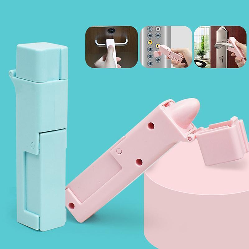 Zero Contact Helper Tool Virus Defender Elevator Press Stick Door Open Sticker Door Handle