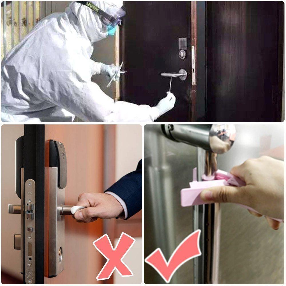 Zero Contact Helper Tool Virus Defender Elevator Press Stick Door Open Sticker Door Handle