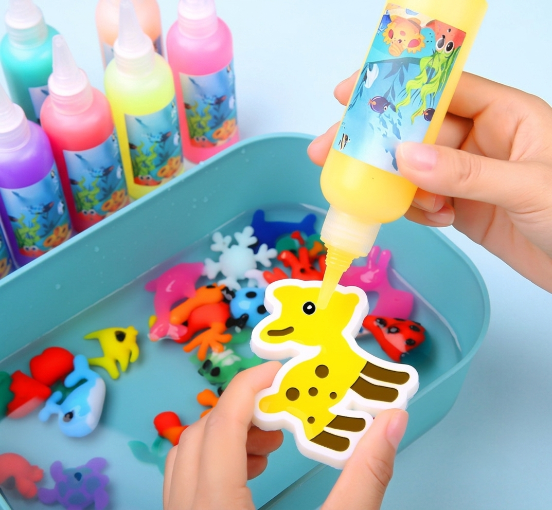 Magic Gel Water Pets Kit for Kids - Gifts for Kids - Squishy Maker Set | Craft for Kids - Gifts for Boys & Girls - Make Your Own Squishies Toys Crafts - Aqua Fairy Magic Elf Toy Kit - Birthday Gifts