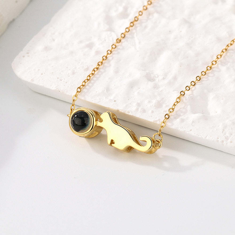 Custom Projection Necklace Little Dinosaur Photo Necklace Gift for Couples - mycustomtirecover