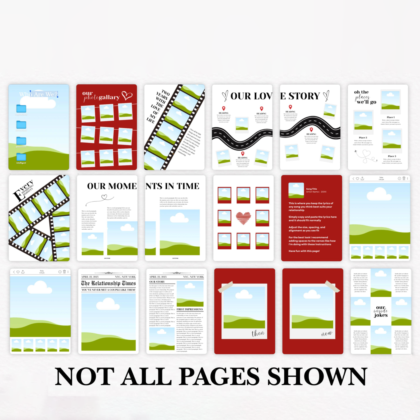 Anniversary Magazine Editable Couples Magazine Personalized Magazine for Couples