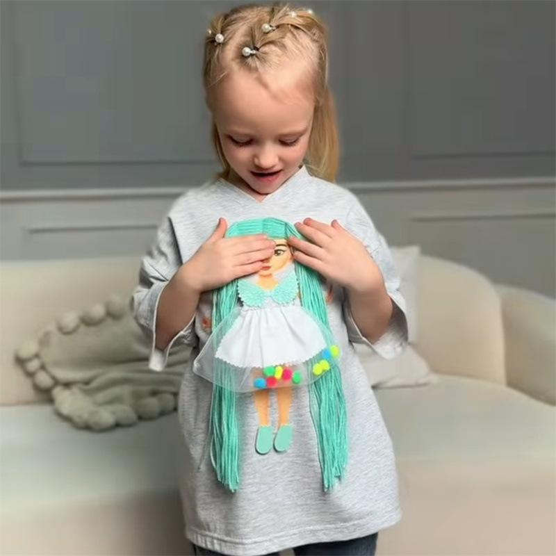 DIY Little girl's T-Shirt DIY short-sleeved for 2026 summer to inspire children's creative half-sleeved tops