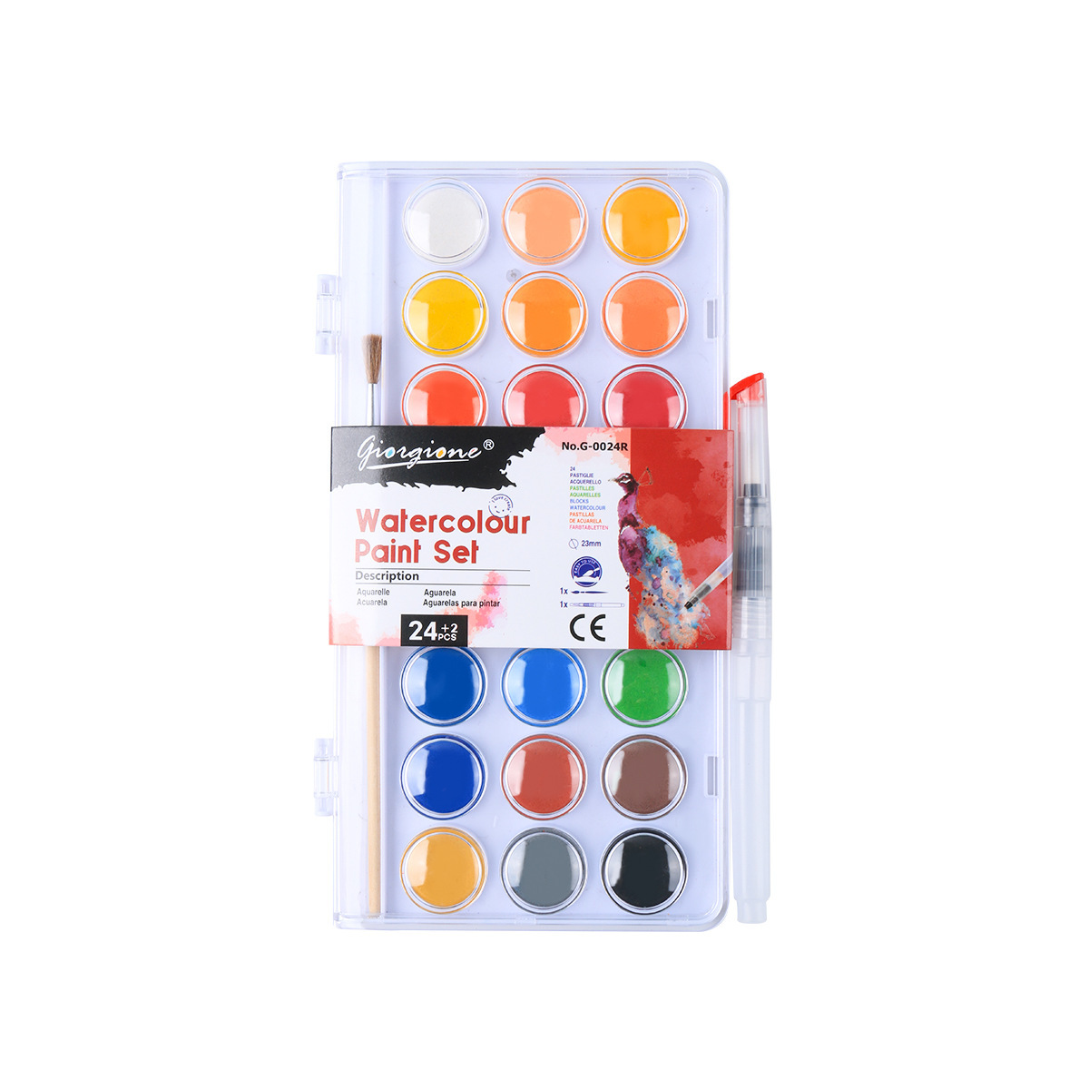 24 Colos Palette with Brush