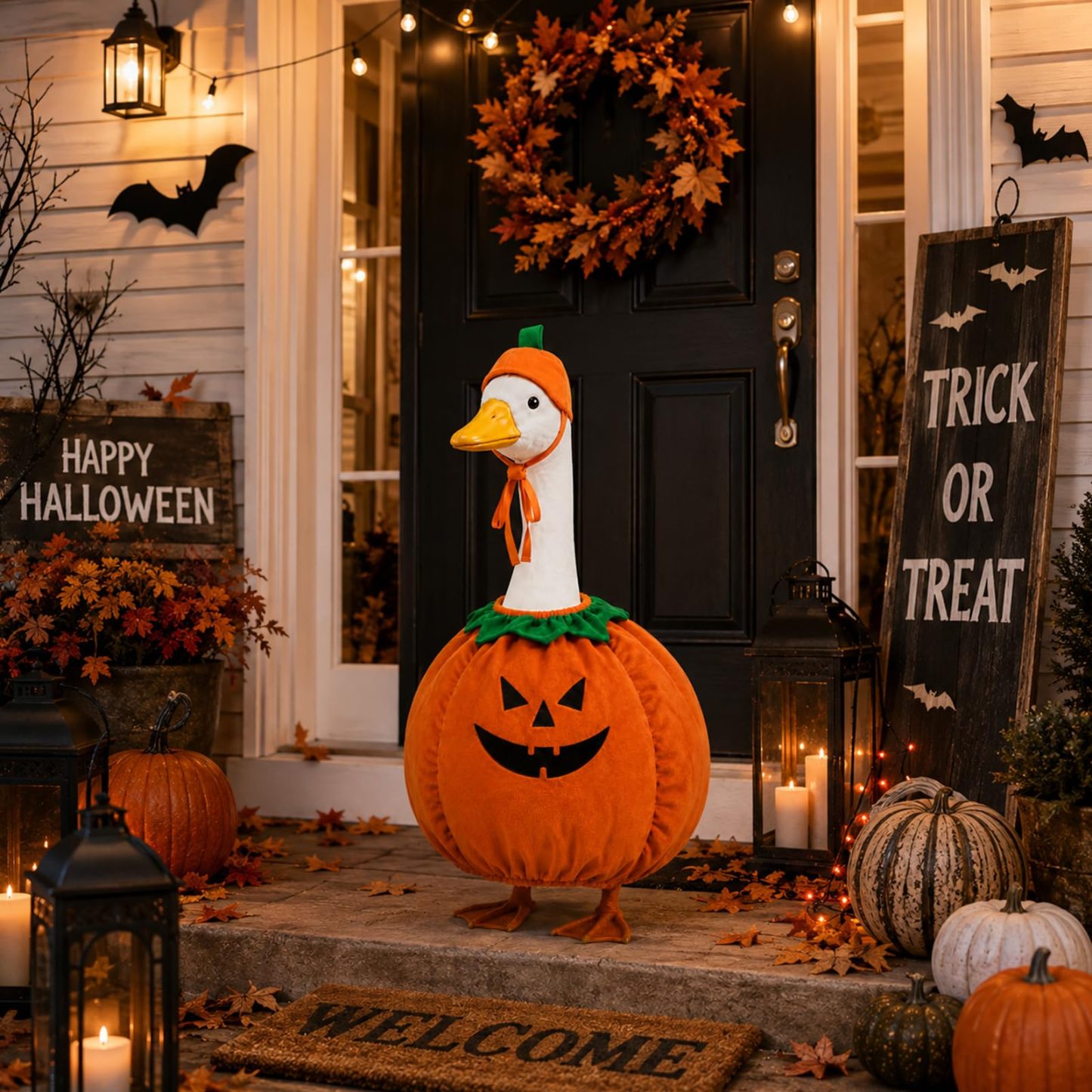 Porch Goose Outfits Goose Costume for 23" Goose Statue