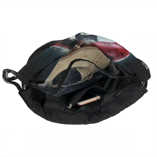 Bundle Photo Backpack Pet Bag For Supplies Custom Photo On Drawstring Sportpack