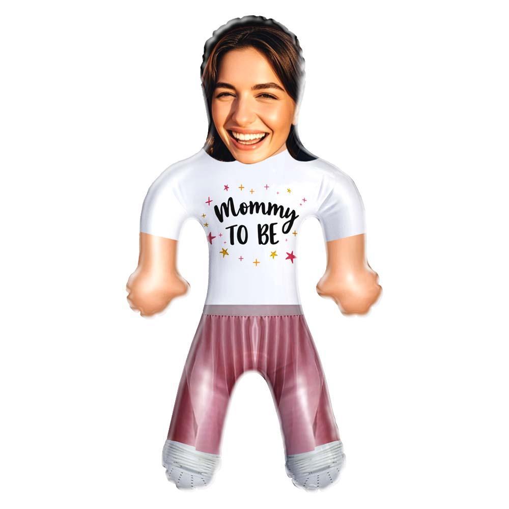 Mommy To Be Cool Mom Custom Inflatable Doll – Funny Face Gift for Mother’s Day - mysiliconefoodbag
