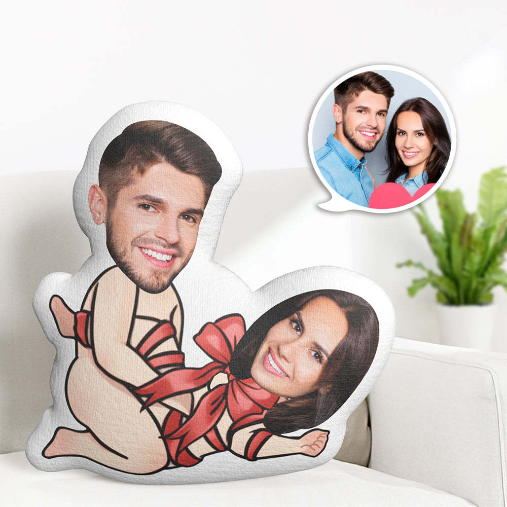 Custom Couple Pillow Valentine's Day Gifts Face Pillow You Are My Gift - mysiliconefoodbag