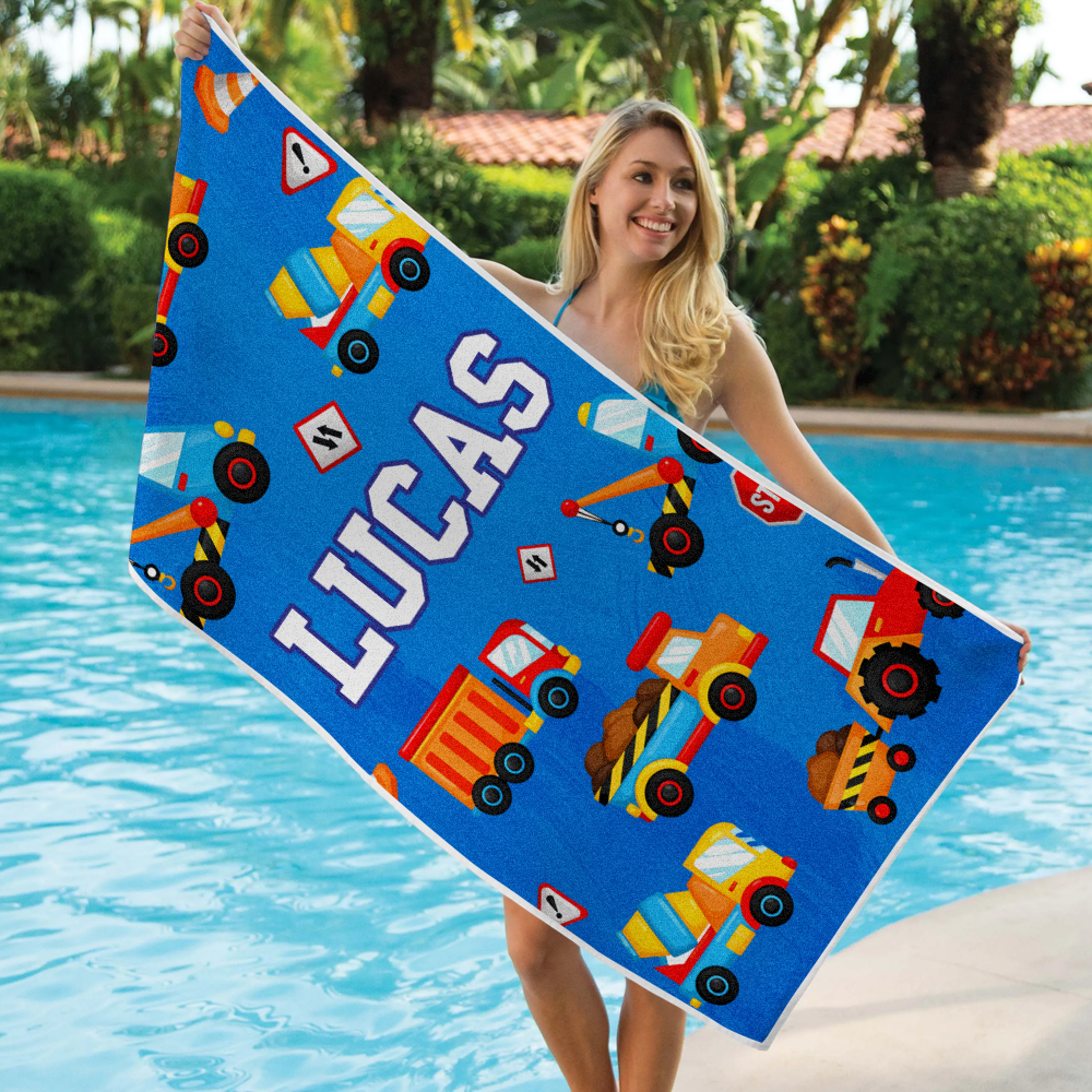 Personalized Lovely Kid Towel for Summer & Beach - MyFaceTshirt