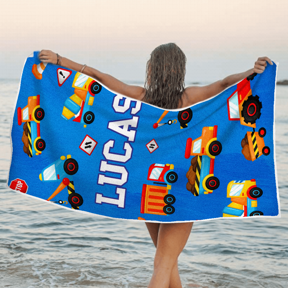 Personalized Lovely Kid Towel for Summer & Beach - MyFaceTshirt