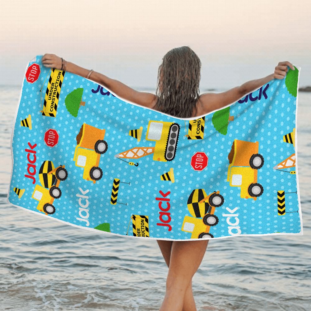 Personalized Lovely Kid Towel for Summer & Beach - MyFaceTshirt