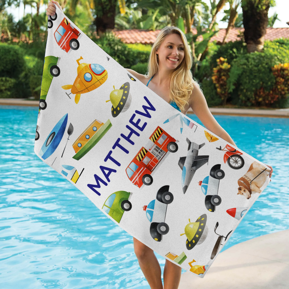 Personalized Lovely Kid Towel for Summer & Beach - MyFaceTshirt