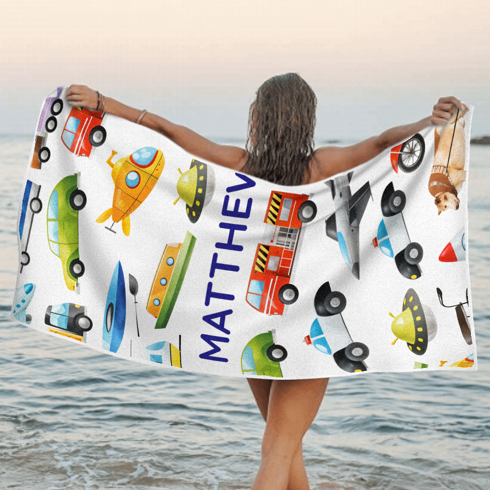 Personalized Lovely Kid Towel for Summer & Beach - MyFaceTshirt