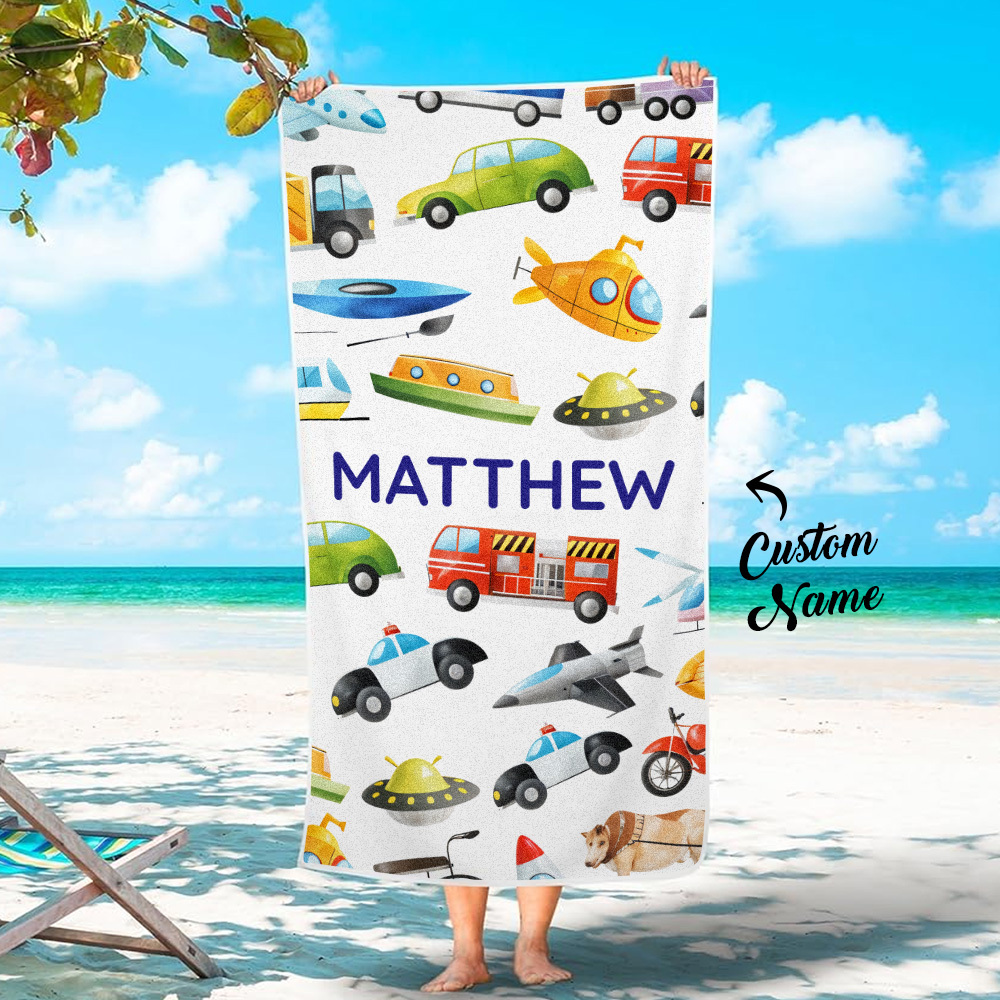 Personalized Lovely Kid Towel for Summer & Beach - MyFaceTshirt