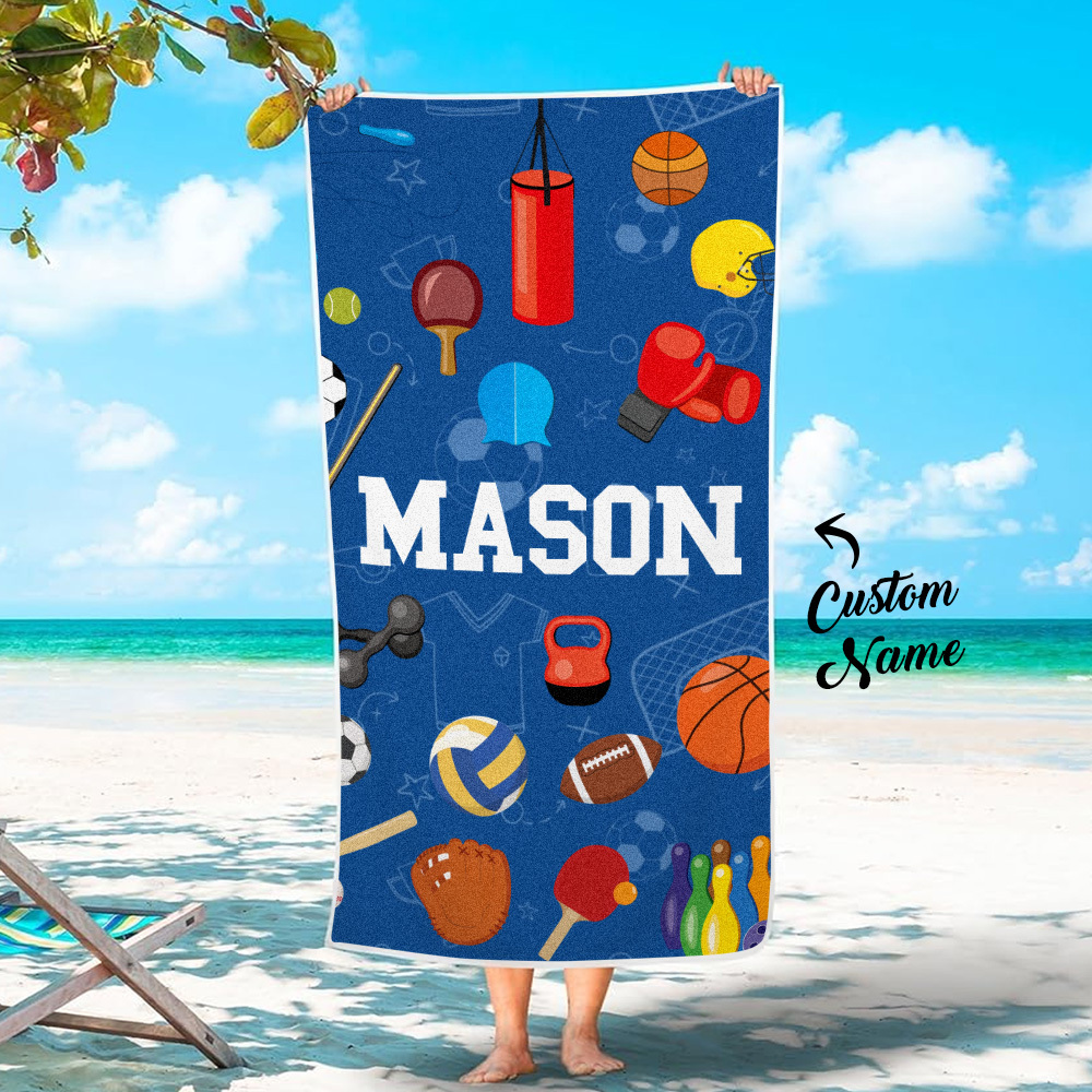 Personalized Lovely Kid Towel for Summer & Beach - MyFaceTshirt