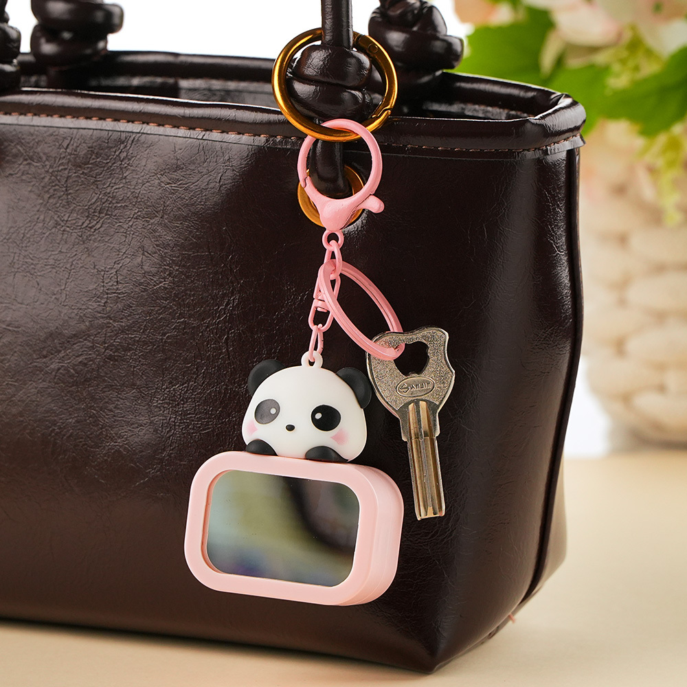 Custom Music Player Keychain with Personalized Photo Portable Makeup Mirror Personalized Mother's Day Gift for Mom