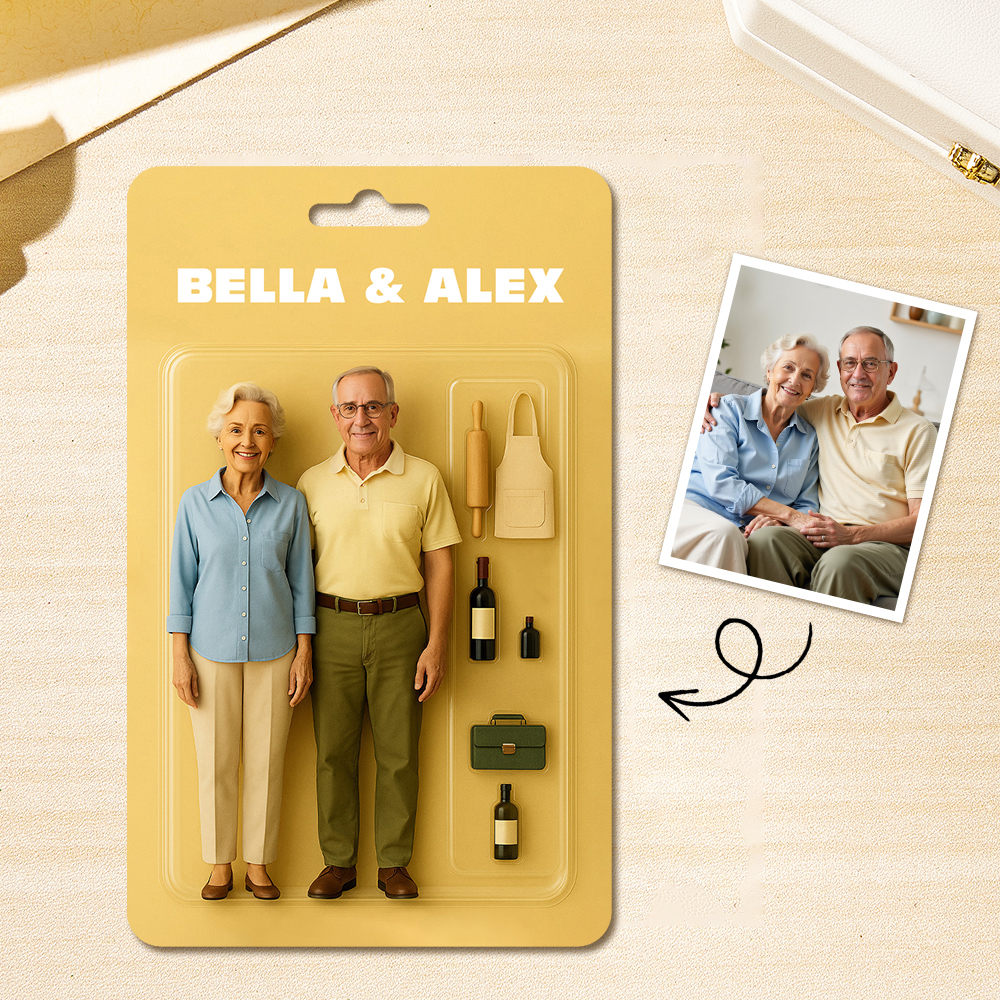 Custom Acrylic Keychain  Personalized Matching Keychains for Couple  Unique Gift Idea Double the Love