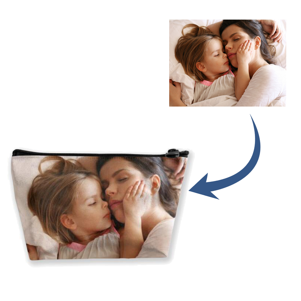 custom photo trapezoid storage bag