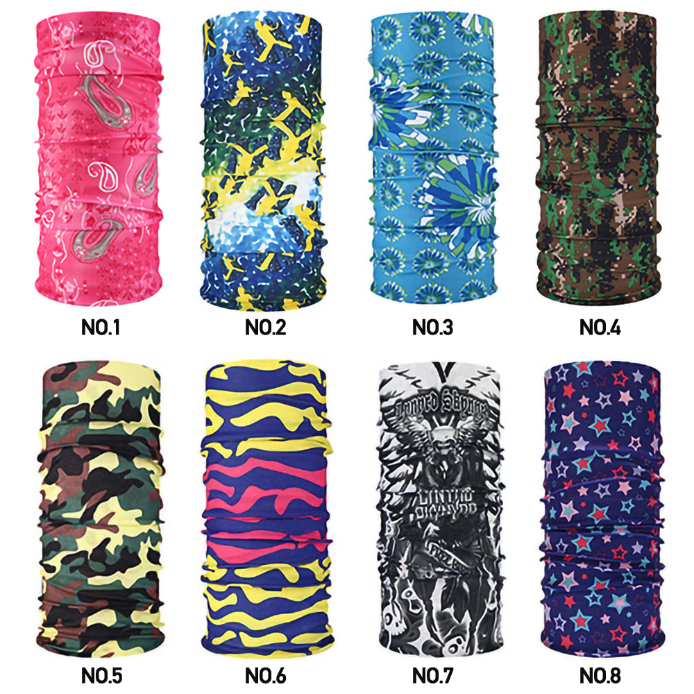 Tube Bandanas Headscarf Microfiber Bandana Headband Sports Headwear