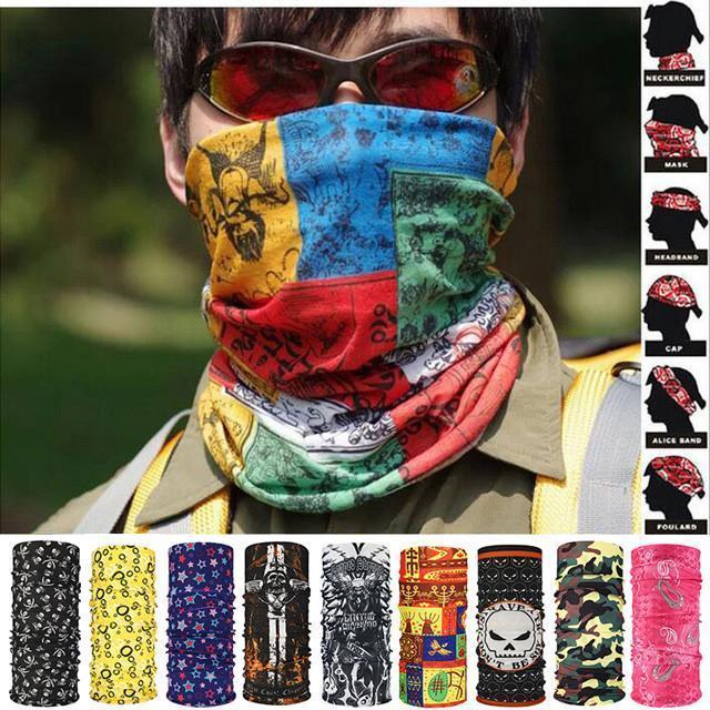 Tube Bandanas Headscarf Microfiber Bandana Headband Sports Headwear