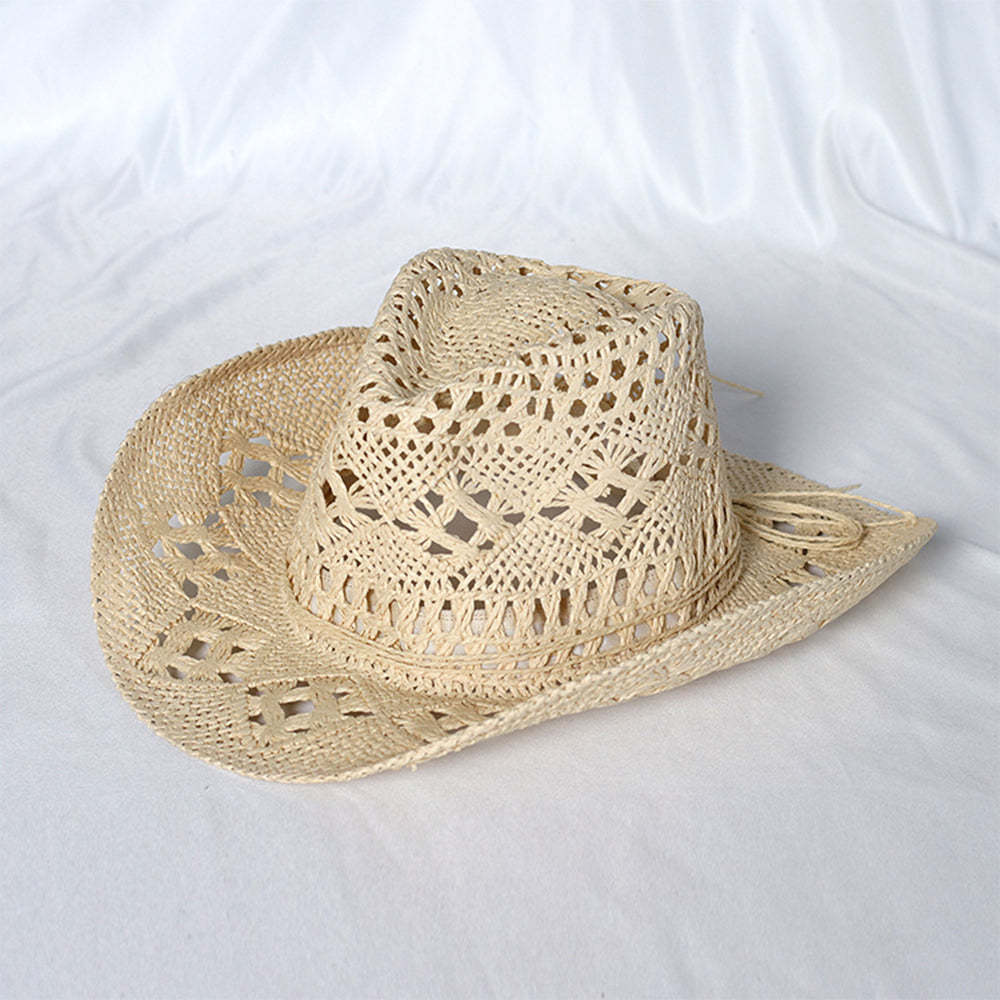 Summer Foldable Straw Hat Beach Hat Fashion Breathable Sun Hat - makephotopuzzleuk
