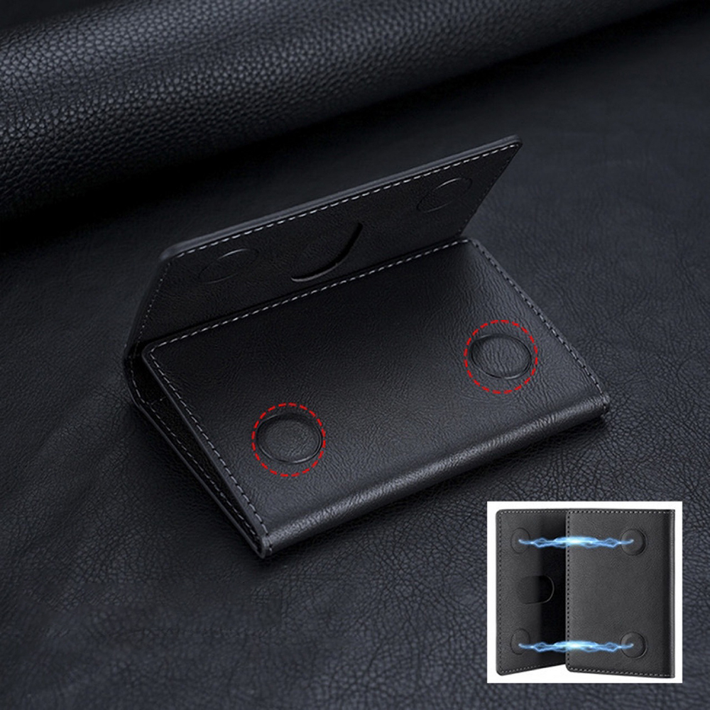 Card Wallet.  Magnetic Wallet Leather Gifts For Men