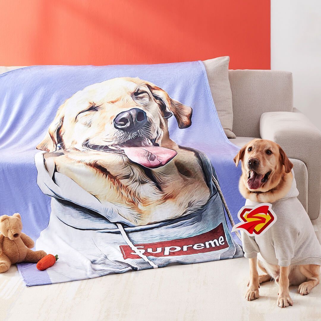 Dog Blanket, Custom Dog Blanket, Custom Pet Blanket, Pet Photo Blanket