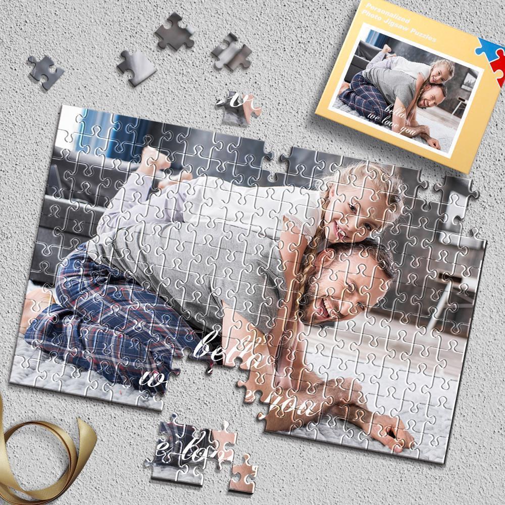 Collage Photo To Puzzle 35-1000 Piece Name Jigsaw Gifts for Dad - mysiliconefoodbag