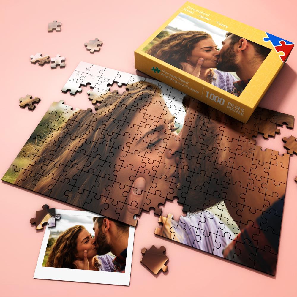 Custom Photo Jigsaw Puzzle Best Anniversary And Birthday Gifts For Lovers - mysiliconefoodbag